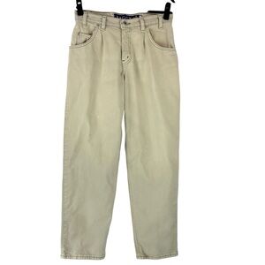 Vintage Levi’s Silver Tab Jeans USA Sz 31 X 30 Khaki Baggy Relaxed Skater